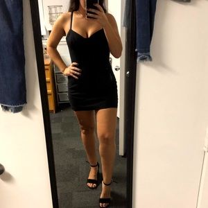 Urban outfitters black mini dress